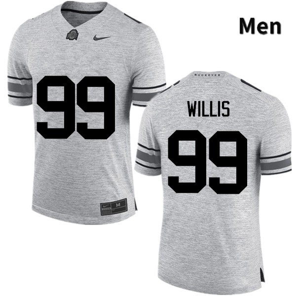 Ohio State Buckeyes Bill Willis Men's #99 Gray Game Stitched College Football Jersey
